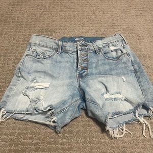 Old navy ripped short jeans